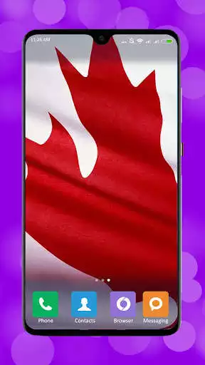 Play Canada Flag Wallpaper