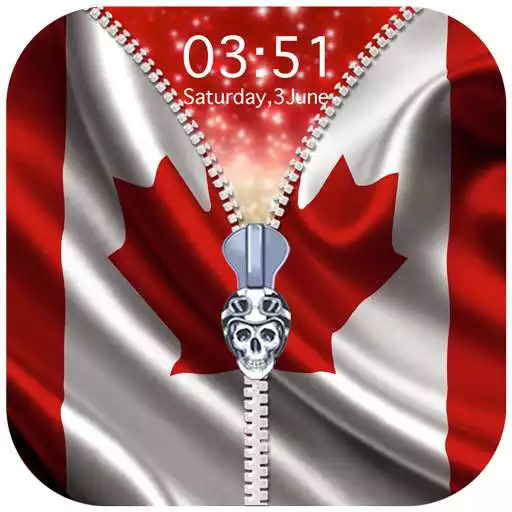 Free play online Canada Flag Zipper Lock Screen APK Free play online Canada Flag Zipper Lock Screen APK