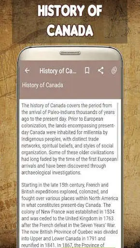 Play Canada History  and enjoy Canada History with UptoPlay