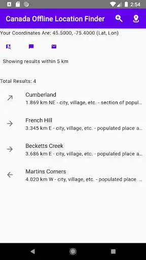 Play Canada Offline Location Finder as an online game Canada Offline Location Finder with UptoPlay