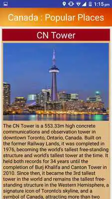 Play Canada Popular Tourist Places