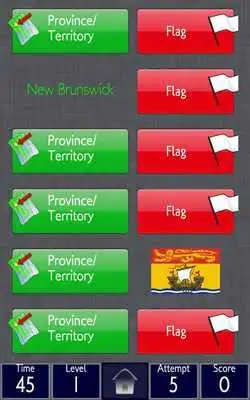 Play Canada Provinces Geo Memory