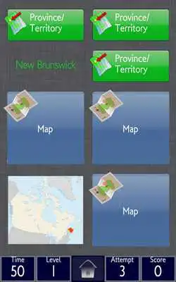 Play Canada Provinces Geo Memory