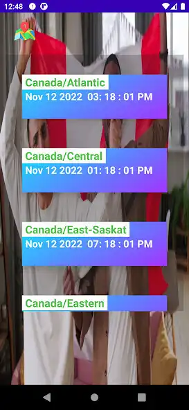 Play Canada Time Zone Clock as an online game Canada Time Zone Clock with UptoPlay