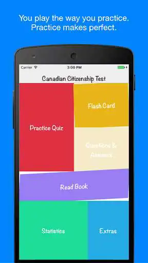 Play APK Canadian Citizenship Test - Discover Canada  and enjoy Canadian Citizenship Test - Discover Canada with UptoPlay com.binuapp.react.CanadianCitizenshipTestRN