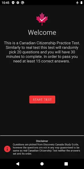Play Canadian Citizenship Test - Practice for Free  and enjoy Canadian Citizenship Test - Practice for Free with UptoPlay