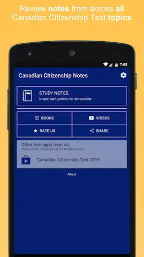 Play Canadian Citizenship Test Study Notes  and enjoy Canadian Citizenship Test Study Notes with UptoPlay