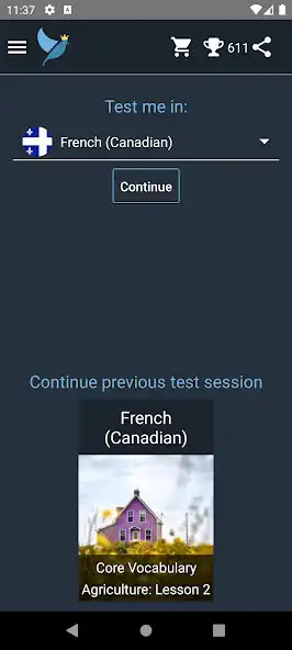 Play Canadian French Language Tests  and enjoy Canadian French Language Tests with UptoPlay