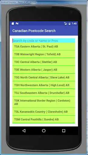 Play Canadian PostCode Search  and enjoy Canadian PostCode Search with UptoPlay