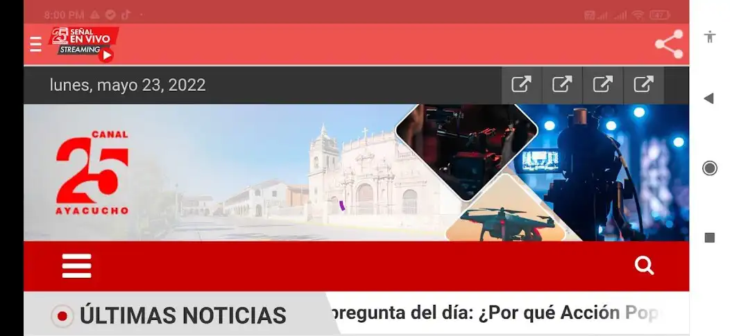 Play Canal 25 Ayacucho as an online game Canal 25 Ayacucho with UptoPlay