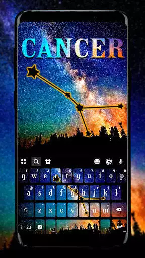 Play Cancer Galaxy Keyboard Background  and enjoy Cancer Galaxy Keyboard Background with UptoPlay