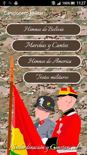 Play Cancionero Militar de Bolivia as an online game Cancionero Militar de Bolivia with UptoPlay