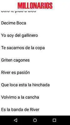 Play Canciones de River Play Canciones de River