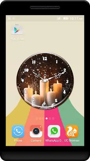 Play Candle Clock Live Wallpaper