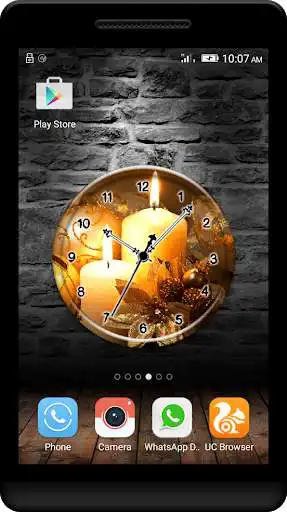 Play Candle Clock Live Wallpaper