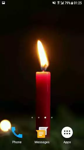 Play Candle HD Video Live Wallpaper Free