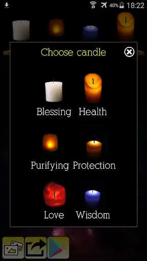 Play Candles and flowers as an online game Candles and flowers with UptoPlay