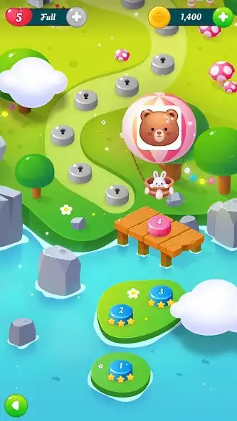 Play Candy Bear Swipe Quest as an online game Candy Bear Swipe Quest with UptoPlay
