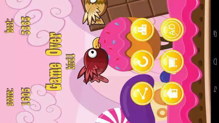 Play Candy Bird - the Flappy tale