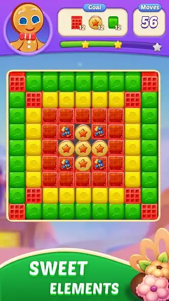 Play Candy Blast Fever:Cubes Crush as an online game Candy Blast Fever:Cubes Crush with UptoPlay
