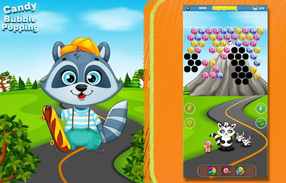 Play Candy Bubble Popping!  and enjoy Candy Bubble Popping! with UptoPlay