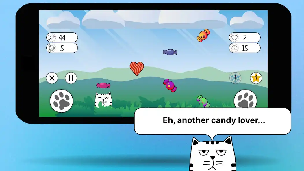Play Candy Catcher: Cat Arcade  and enjoy Candy Catcher: Cat Arcade with UptoPlay