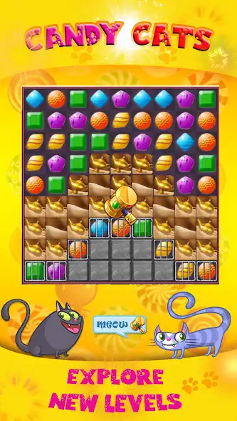 Play Candy Cats: Match 3 Puzzle  and enjoy Candy Cats: Match 3 Puzzle with UptoPlay