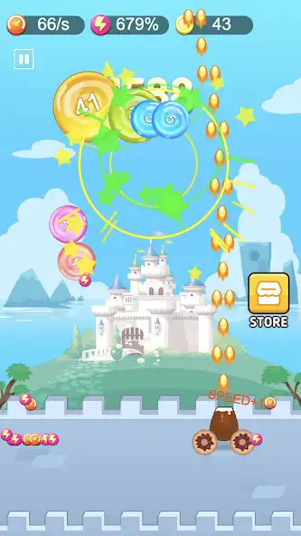 Play Candy Connon - Shoot The Ball as an online game Candy Connon - Shoot The Ball with UptoPlay