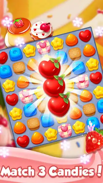 Play Candy Ever : Match 3 as an online game Candy Ever : Match 3 with UptoPlay