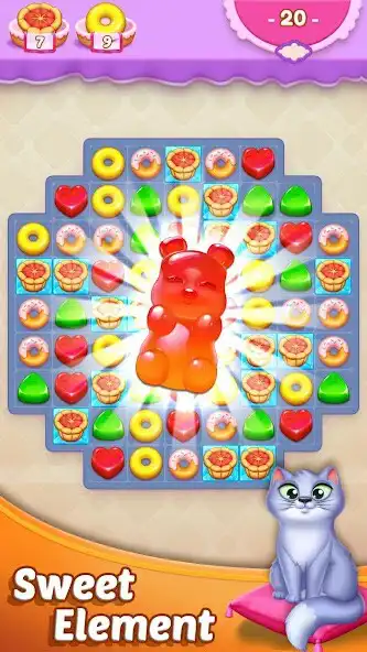 Play Candy Fever Bomb - Match 3 as an online game Candy Fever Bomb - Match 3 with UptoPlay