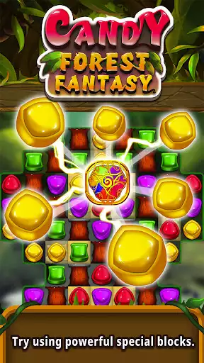Play Candy forest fantasy : Match 3 Puzzle as an online game Candy forest fantasy : Match 3 Puzzle with UptoPlay