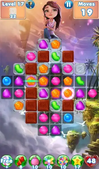 Play Candy Girl - Cute match 3 games  and enjoy Candy Girl - Cute match 3 games with UptoPlay