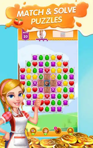 Play Candy Lucky : Match Candy Puzzle Free as an online game Candy Lucky : Match Candy Puzzle Free with UptoPlay