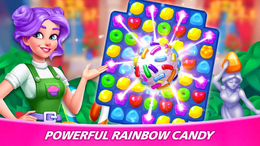 Play Candy Match 3 Game: Magic Land  and enjoy Candy Match 3 Game: Magic Land with UptoPlay