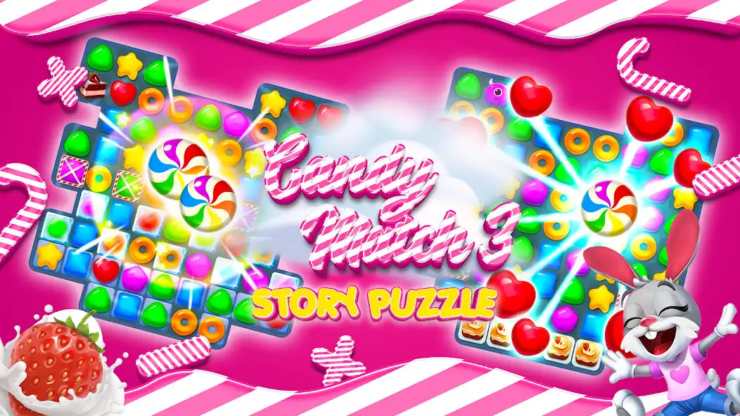 Play Candy Match 3 Story Puzzle  and enjoy Candy Match 3 Story Puzzle with UptoPlay