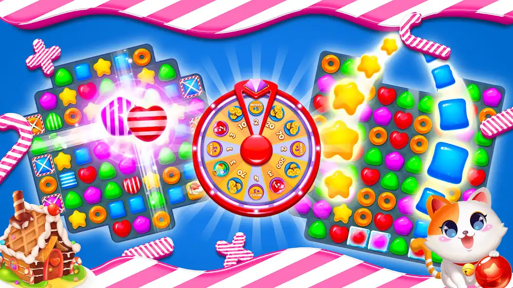 Play Candy Match 3 Story Puzzle as an online game Candy Match 3 Story Puzzle with UptoPlay