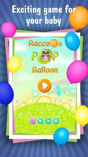 Play Candy Raccoon: Pop Balloons  and enjoy Candy Raccoon: Pop Balloons with UptoPlay