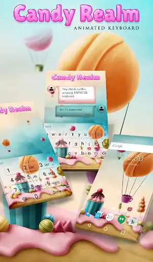 Play Candy Realm Animated Keyboard  and enjoy Candy Realm Animated Keyboard with UptoPlay