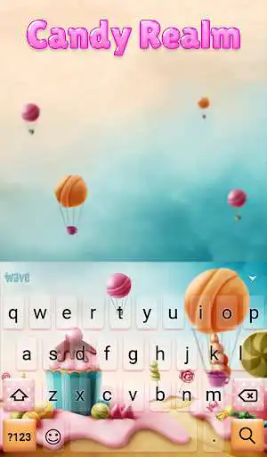 Play Candy Realm Animated Keyboard as an online game Candy Realm Animated Keyboard with UptoPlay
