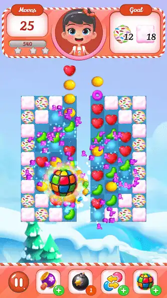 Play CandyRush - Match 3 Game  and enjoy CandyRush - Match 3 Game with UptoPlay