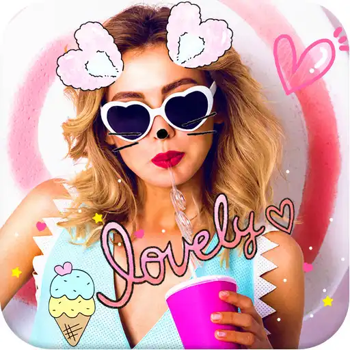 Free play online Candy selfie - Photo Editor APK