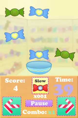 Play Candy Shop Catch as an online game Candy Shop Catch with UptoPlay
