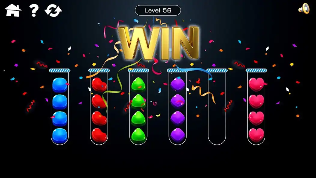 Play Candy Sort Jar Puzzle as an online game Candy Sort Jar Puzzle with UptoPlay