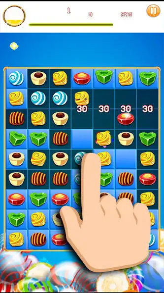 Play Candy Sweet Star : Match 3 as an online game Candy Sweet Star : Match 3 with UptoPlay