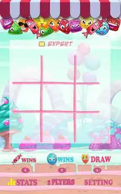 Play Candy Tic Tac