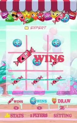 Play Candy Tic Tac