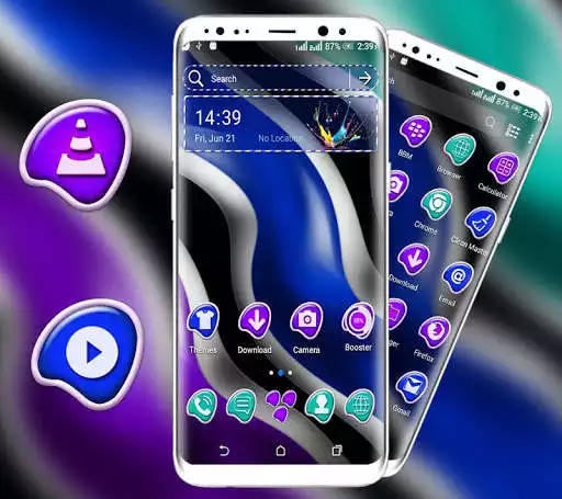 Play Candy Waves Launcher Theme  and enjoy Candy Waves Launcher Theme with UptoPlay