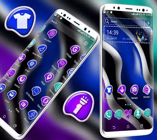 Play Candy Waves Launcher Theme as an online game Candy Waves Launcher Theme with UptoPlay