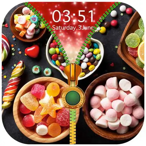Free play online Candy Zipper Lock Screen APK Free play online Candy Zipper Lock Screen APK