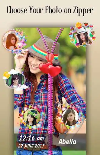 Play Candy Zipper Lock Screen